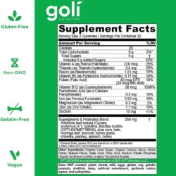 keo deo tu rau xanh goli supergreens 60 gummies ka