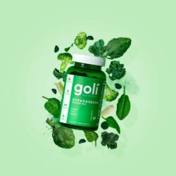 keo deo tu rau xanh goli supergreens 60 gummies ki