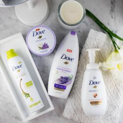 Tẩy tế bào chết Dove Exfoliating Body Polish Crushed Lavender & Coconut Milk 298g 7 tay te bao chet dove exfoliating body polish crushed lavender coconut milk 298g ke