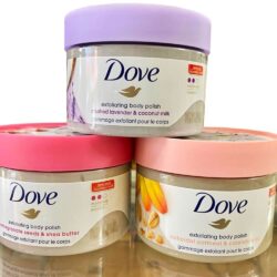 Tẩy tế bào chết Dove Exfoliating Body Polish Crushed Lavender & Coconut Milk 298g (Slovakia) 8 tay te bao chet dove exfoliating body polish crushed lavender coconut milk 298g slovakia ka