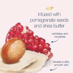 Tẩy tế bào chết Dove Exfoliating Body Polish Pomegranate Seeds & Shea Butter 298g 12 tay te bao chet dove exfoliating body polish pomegranate seeds shea butter 298g kg