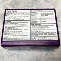 Viên chống dị ứng Allegra Allergy 24hr 40 Tablets 7 vien chong di ung allegra allergy 24hr 40 tablets kb