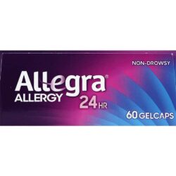 Viên chống dị ứng Allegra Allergy 24hr 60 GelCaps 11 vien chong di ung allegra allergy 24hr 60 gelcaps kb
