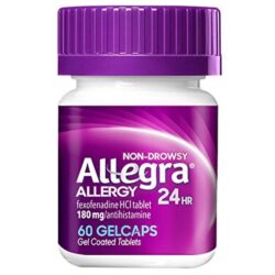 Viên chống dị ứng Allegra Allergy 24hr 60 GelCaps 13 vien chong di ung allegra allergy 24hr 60 gelcaps ke