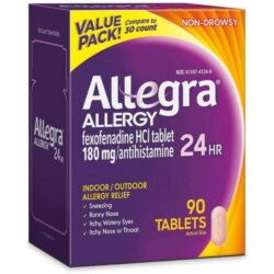 Viên chống dị ứng Allegra Allergy 24hr 90 Tablets 7 vien chong di ung allegra allergy 24hr 90 tablets ke