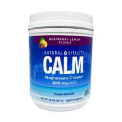 Bột bổ sung Magie Natural Vitality Calm Magnesium Citrate Powder Raspberry Lemon 567g