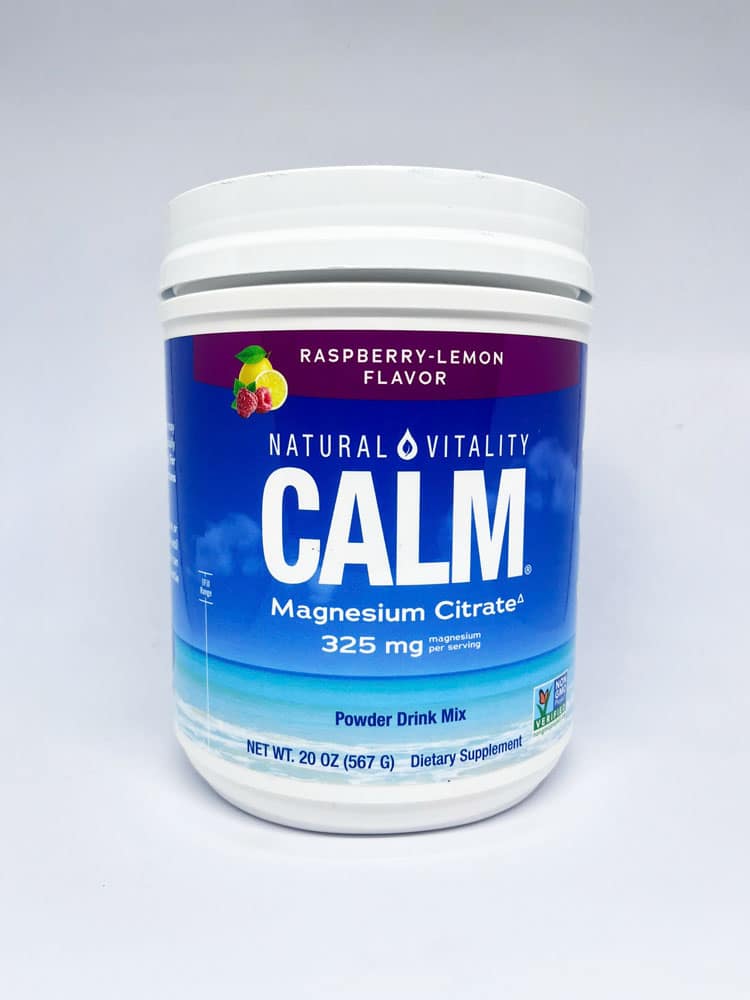 Bột bổ sung Magie Natural Vitality Calm Magnesium Citrate Powder Raspberry Lemon 567g - Ảnh 2