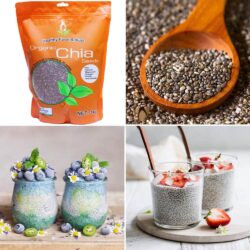 Hạt chia Úc Healthy Food & Nuts Organic Chia Seeds 1kg 10 hat chia uc healthy food nuts organic chia seeds 1kg kd