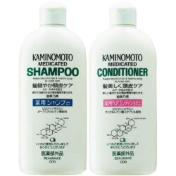 Bộ dầu gội và dầu xả kích thích mọc tóc Kaminomoto Medicated Shampoo & Conditioner 300ml x2 chai 9 bo dau goi va dau xa kich thich moc toc kaminomoto medicated shampoo conditioner 300ml x2 chai kd