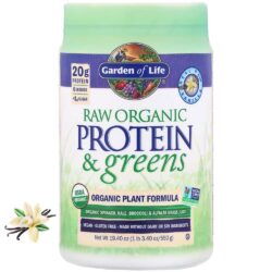 Bột Protein thực vật hữu cơ Garden Of Life Raw Organic Protein & Greens Vanilla 550g 8 bot protein thuc vat huu co garden of life raw organic protein greens vanilla 550g kf