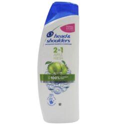 Dầu gội và xả 2 trong 1 Head & Shoulders Apple Fresh 450ml (Pháp) 4 dau goi va xa 2 trong 1 head shoulders apple fresh 450ml phap kb
