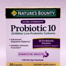 ho tro he tieu hoa va duong ruot natures bounty probiotic 10 30 vien krf