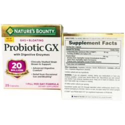 ho tro he tieu hoa va duong ruot natures bounty probiotic gx 25 capsules 270425 ka