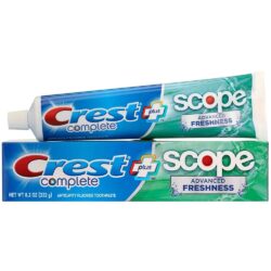 Kem đánh răng Crest Complete Plus Scope Advanced Freshness 232g 7 kem danh rang crest complete plus scope advanced active foam 232g 010824 kd