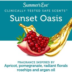 Nước rửa vệ sinh phụ nữ Summer’s Eve Sunset Oasis 444ml 9 nuoc rua ve sinh phu nu summers eve cleansing wash 444ml sunset oasis kd