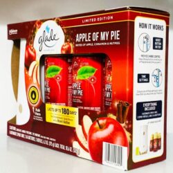 Set máy xịt thơm phòng tự động Glade chạy pin + 3 chai tinh dầu (Apple Of My Pie) 9 set may xit thom phong tu dong glade chay pin 3 chai tinh dau apple of my pie kb