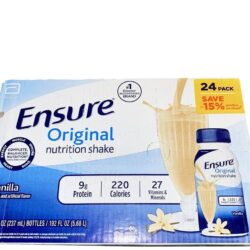 Sữa Ensure nước hương Vani Ensure Original Vanilla 237ml Thùng 24 chai 7 sua ensure nuoc huong vani ensure original vanilla 237ml thung 24 chai kb