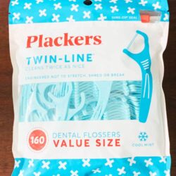 Tăm chỉ nha khoa Plackers Twin-Line 160 chiếc (Cool Mint) 5 tam chi nha khoa plackers twin line 160 chiec cool mint kc