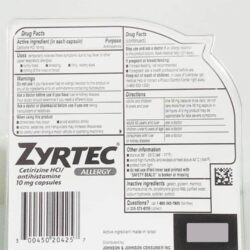 vien uong dang gel chong di ung zyrtec antihistamine allergy 10mg 25 liquid gels ka