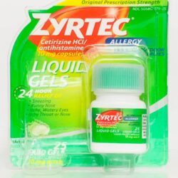 vien uong dang gel chong di ung zyrtec antihistamine allergy 10mg 25 liquid gels kb