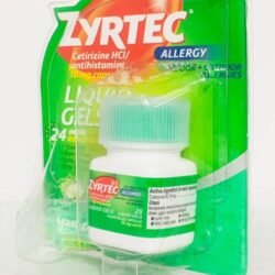 vien uong dang gel chong di ung zyrtec antihistamine allergy 10mg 25 liquid gels kc