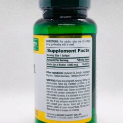 Viên uống đẹp da, móng, tóc Nature’s Bounty Biotin 5000mcg 72 Softgels 9 vien uong dep da mong toc natures bounty biotin 5000mcg 72 softgels kc