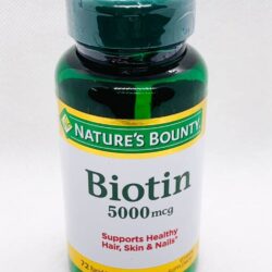 Viên uống đẹp da, móng, tóc Nature’s Bounty Biotin 5000mcg 72 Softgels 8 vien uong dep da mong toc natures bounty biotin 5000mcg 72 softgels ke