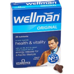 Viên uống hỗ trợ sức khỏe cho nam giới Wellman Original 30 Tablets 10 vien uong ho tro suc khoe cho nam gioi wellman original 30 tablets ke