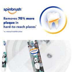 ban chai danh rang dung pin cho tre em spinbrush dude perfect powered toothbrush soft bristles kb