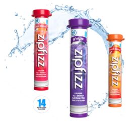 Bột Vitamin bổ sung năng lượng Zipfizz Healthy Energy Drink Mix (Grape+ Fruit Punch+ Peach Mango) 30 ống 13 bot vitamin bo sung nang luong zipfizz healthy energy drink mix grape fruit punch peach mango 30 ong ka