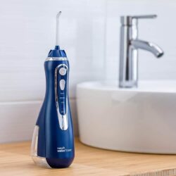 may tam nuoc cam tay waterpik cordless advanced water flosser blue kf