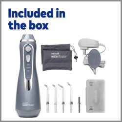 Máy tăm nước cầm tay Waterpik Cordless Advanced Water Flosser (Gray) 12 may tam nuoc cam tay waterpik cordless advanced water flosser gray ke