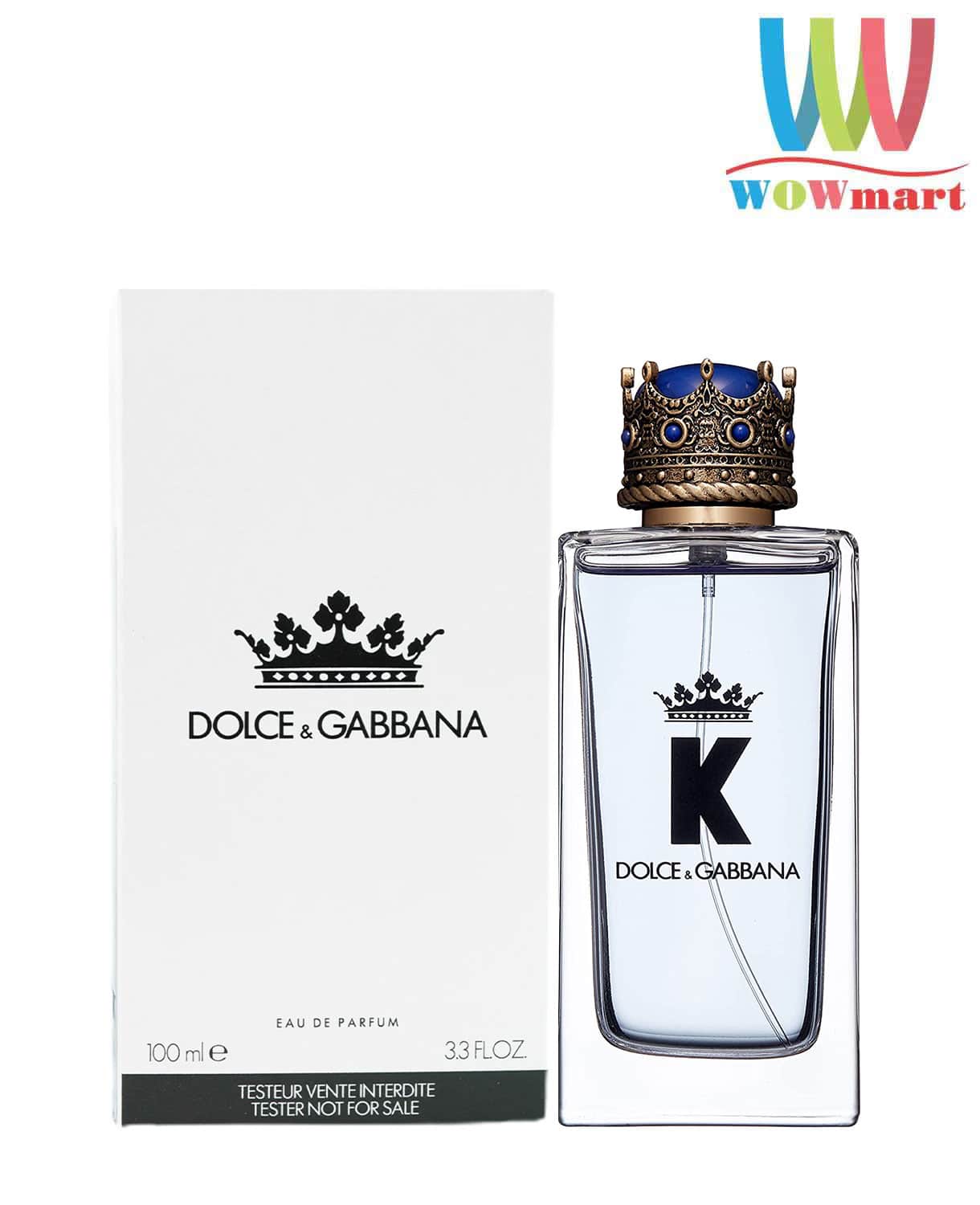 Nước hoa nam Dolce & Gabbana K Eau De Toilette 100ml (Tester) – Wowmart VN  | 100% hàng ngoại nhập
