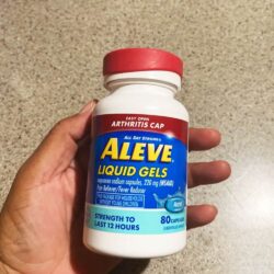 vien uong aleve liquid gels arthritis cap pain reliever naproxen sodium 220mg 80 liquid capsules kc