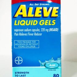 vien uong aleve liquid gels arthritis cap pain reliever naproxen sodium 220mg 80 liquid capsules kf