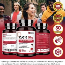 vien uong bo sung coq10 nature target coq10 200mg plus pqq l carnitine 120 softgels kf