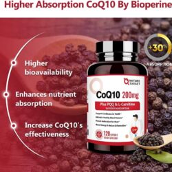 vien uong bo sung coq10 nature target coq10 200mg plus pqq l carnitine 120 softgels kh