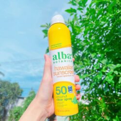 xit chong nang alba botanica hawaiian sunscreen spray spf50 227g x 2 chai kd