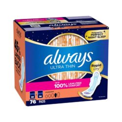 Băng vệ sinh siêu mỏng cánh ban đêm Always Ultra Thin Night 76 miếng