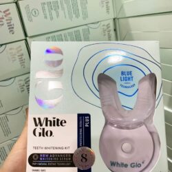 Bộ làm trắng răng White Glo Teeth Whitening Kit Plus Blue Light (dùng pin) 11 bo lam trang rang white glo teeth whitening kit plus blue light uc ke
