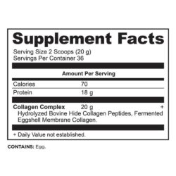 bot collagen ancient nutrition collagen peptides unflavored 720g kc