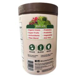 Bột thực phẩm xanh hữu cơ Country Farms Super Greens Powder 300g Chocolate 12 bot thuc pham xanh huu co country farms super greens powder 300g chocolate 010924 ke