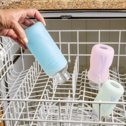 hop 2 binh sua thuy tinh co hep dr browns natural flow options anti colic narrow glass bottle 120ml kl