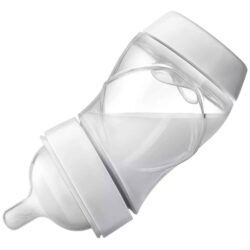 Hộp 5 bình sữa nghiêng cổ rộng Playtex Baby Ventaire Newborn Gift Set kèm 2 núm, 2 Binky 12 hop 5 binh sua nghieng co rong playtex baby ventaire newborn gift set kem 2 num 2 binky kd