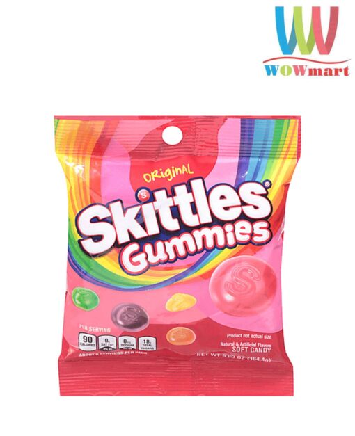 Kẹo dẻo trái cây Skittles Gummies Original 164.4g