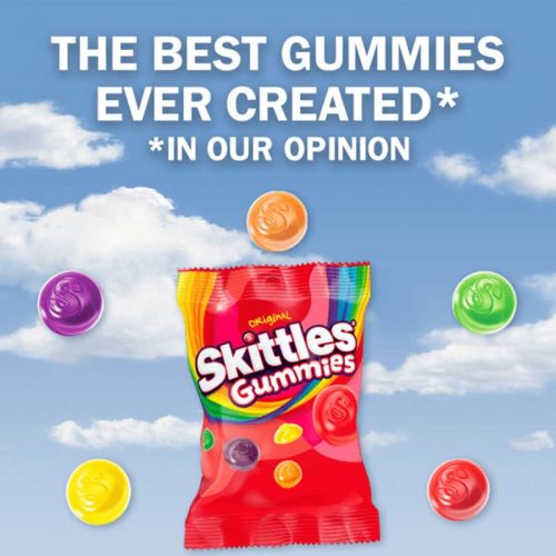 Kẹo dẻo trái cây Skittles Gummies Original 164.4g 13 keo deo trai cay skittles gummies original 164 4g ka