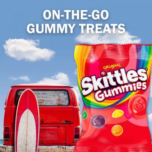 Kẹo dẻo trái cây Skittles Gummies Original 164.4g 16 keo deo trai cay skittles gummies original 164 4g kb