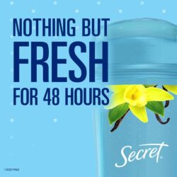 lan khu mui secret cozy vanilla 48 hr clear gel 73g ka