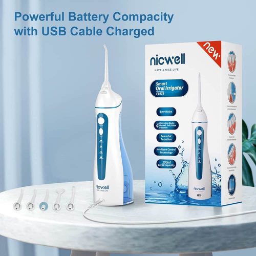 may tam nuoc nicwell 4 modes f5025 water flosser white ka