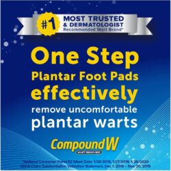 mieng dan loai bo mun coc compound w wart remover one step plantar foot pads 20 mieng kf